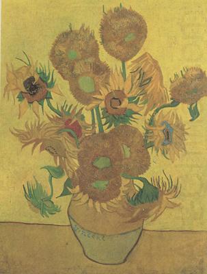 Still life Vase with Fourteen Sunflowers (nn04), Vincent Van Gogh